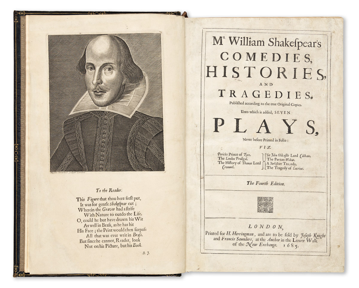 Shakespeare, William (1564-1616) Mr. William Shakespear's Comedies, Histories, and Tragedies. Published according to the True Original